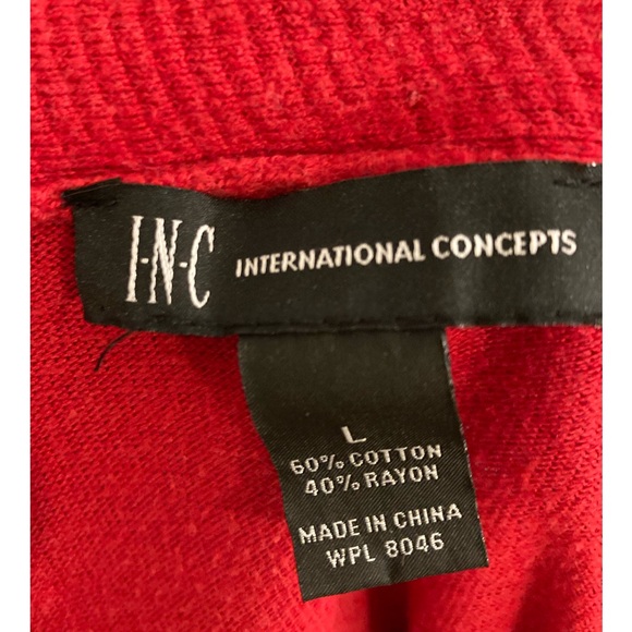 Inc concepts Ruffled Cardigan Size Large - Picture 2 of 3